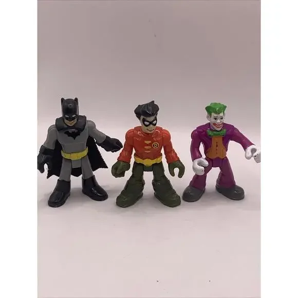 Toys Fisher Price Imaginext Dc Super Friends Robin Joker Batman